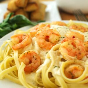 Shrimp Fettuccini Alfredo