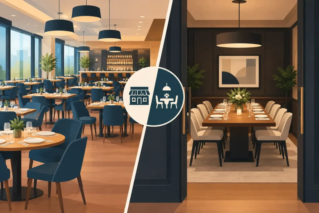 Restaurant Buyout Versus Private Room: Which Fits?